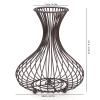 Alvinlite Wine Cork Holder Display Cork Stopper Storage Wine Bottle Barrel Iron Cork Collector Container Basket view 2