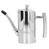Olive Oil Dispenser,Oil Pot Bottle Stainless Steel Oil Drizzler Olive Oil Vinegar Sauce Kitchen Tool Long Mouth(23 * 15 * 8) view 2