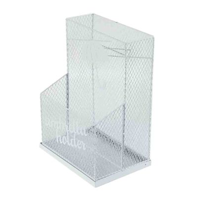 Umbrella Racks Metal Umbrella Stand Holder, Large-Capacity Umbrella Baskets in Hotel Offices, Storing 25-43 Umbrellas (Color : White, Size : 35x24x46cm)