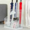 Umbrella Racks Metal Umbrella Stand Holder, Large-Capacity Umbrella Baskets in Hotel Offices, Storing 25-43 Umbrellas (Color : White, Size : 35x24x46cm) view 3