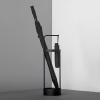 HWLL Black Small Umbrella Rack, Modern Minimalist Style Umbrella Stand for Hallway Entryway Living Room Decoration, Dia 19cm  Tall 65cm view 2