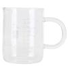 AUNMAS Caffeine Beaker Mug, Chemistry Mug 16 oz Borosilicate Glass Cup with Handle and Measuring Scale, Tea Coffee Mug for Coffee, Latte, Tea or Hot and Cold Beverage view 1