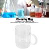 AUNMAS Caffeine Beaker Mug, Chemistry Mug 16 oz Borosilicate Glass Cup with Handle and Measuring Scale, Tea Coffee Mug for Coffee, Latte, Tea or Hot and Cold Beverage view 3