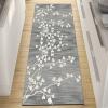 Carpet Runner Rug Non Slip for Hallways Kitchen Corridor Modern Gray Carpet Runners Multi-Size Customizable Size Doormat view 1