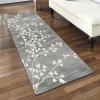 Carpet Runner Rug Non Slip for Hallways Kitchen Corridor Modern Gray Carpet Runners Multi-Size Customizable Size Doormat view 3