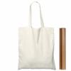 NPBAG 100 Pack 15'' X 16'' Natural Cotton Tote Bags, Lightweight Blank Bulk Cloth bags with 1pc of PTFE Teflon Sheet view 1