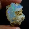 Dazzlegems 24.65 Cts AAA 100% Natural Rainbow Welo Fire Ethiopian Opal Rough Loose Gemstones-BC05 view 2