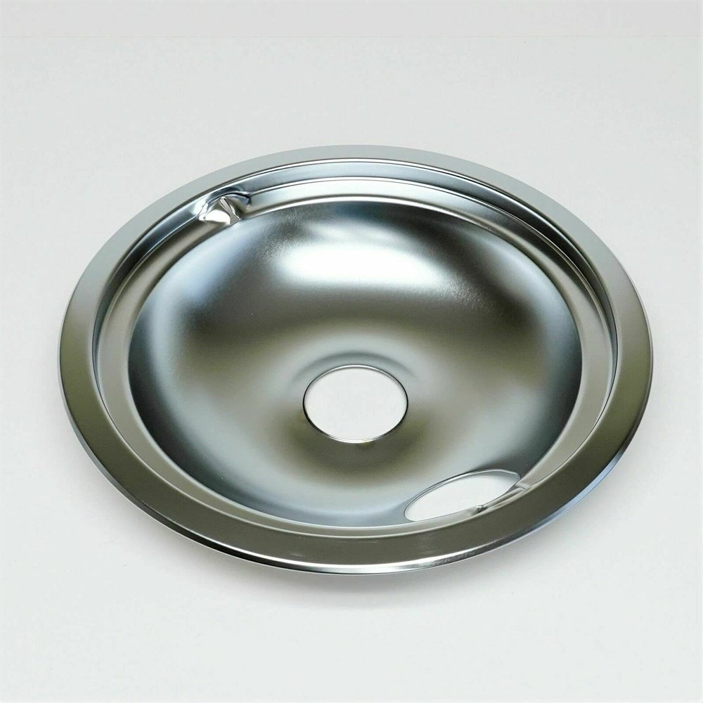 Compatible with GE WB31K10266 Stove RanCompatible with GE 8" Compatible with Chrome Drip Pan