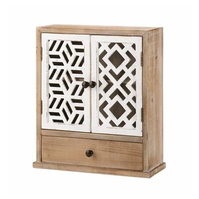 Geo Pattern Wall Cabinet