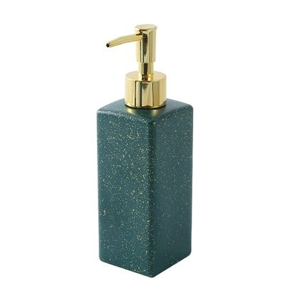 Soap Dispenser Glass Multicolor Soap Pump Refillable Lotion Liquid Dispenser Bottle Suitable for Bathroom and Kitchen (Color : Green)