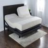 100%-Waterproof-Flex-Top-Mattress-Cover, Fitted Style Split Head Mattress Protector for Half Split Adjustable Beds - 11" to 15" Deep Pocket - Terry Cotton (Split Head Queen- 39 Inch Split from Top) view 1
