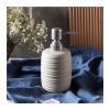 BDPP Soap Dispenser Creative Ceramic Lotion Dispenser Liquid Soap Dispenser Bathroom Kitchen Home Decoration Soap Pump (Color : Gray) view 1