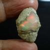 Dazzlegems 19.25 Cts AAA 100% Natural Rainbow Welo Fire Ethiopian Opal Rough Loose Gemstones-BC35 view 2