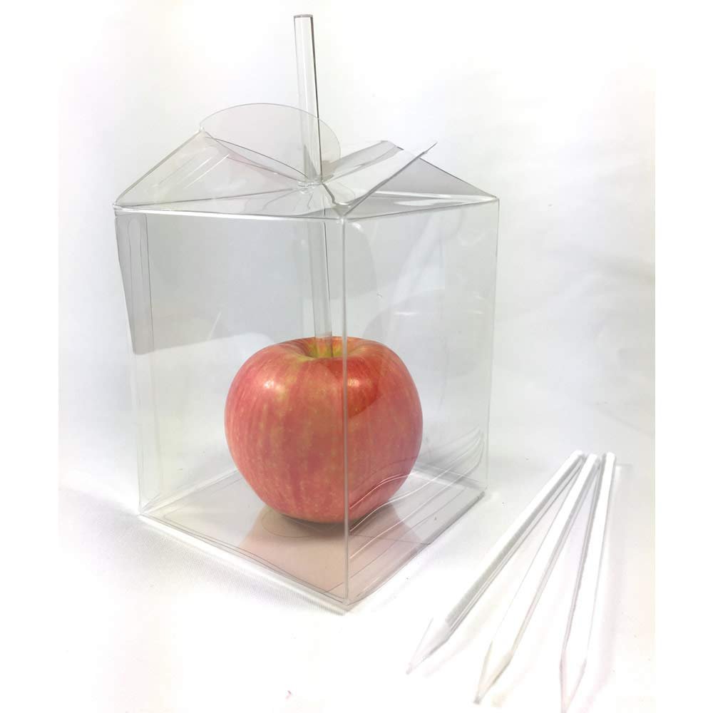 20pcs 6 in Clear Pointed Sticks Pack For Candy Apple - Heavy duty (20pcs Clear Pack)
