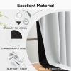 100% Blackout Curtains for Bedroom - Triple Weave Grommet Top Thermal Insulated Window Treatment Light Blocking Panels with Black Liner for Living Room/Kids Room, Greyish White, W52 x L96, 2 Panels view 4