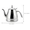 Cabilock Stainless Steel Tea Kettle Hot Water Kettle Induction Cooker Tea Pot Easy Clean view 3