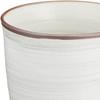 Saikai Pottery 74036 Hasami Ware Teacup, Large, Earth Powder, Made in Japan, White view 4