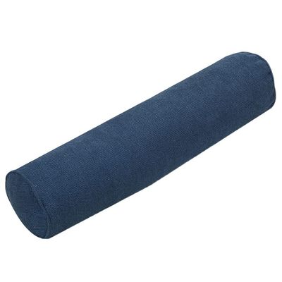 Round Roll Pillow Sofa Long Bolster Neck Pillow Washable Cylinder Bolster Pillow Lumbar Support Long Cervical Pillow for Sleeping, Sofa, Car & Chair (Dark Blue, 1560CM/5.91"23.6")