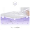Luxurious Duvet Cover 600 Thread Count Supima Cotton 5-PCs Duvet Cover Set with Button Closure, Twin/Twin XL, Ivory Stripe view 2