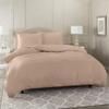 Luxurious Duvet Cover 600 Thread Count Supima Cotton 5-PCs Duvet Cover Set with Button Closure, Twin/Twin XL, Taupe Solid view 1