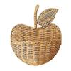 Hand Woven Flower Wicker Shape Picnic Rattan Basket Cute Kids Clothing Storage Organizer Hanging Home Decor view 1