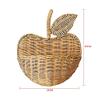Hand Woven Flower Wicker Shape Picnic Rattan Basket Cute Kids Clothing Storage Organizer Hanging Home Decor view 2