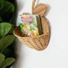 Hand Woven Flower Wicker Shape Picnic Rattan Basket Cute Kids Clothing Storage Organizer Hanging Home Decor view 3