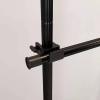 2 Tier Clothes Rack for Hanging Clothes, Adjustable Clothing Rack, Heavy Duty Free-Standing Garment Racks, Closet System, Floor to Ceiling Clothes Hanger for Bedroom Guest Room, Black view 4