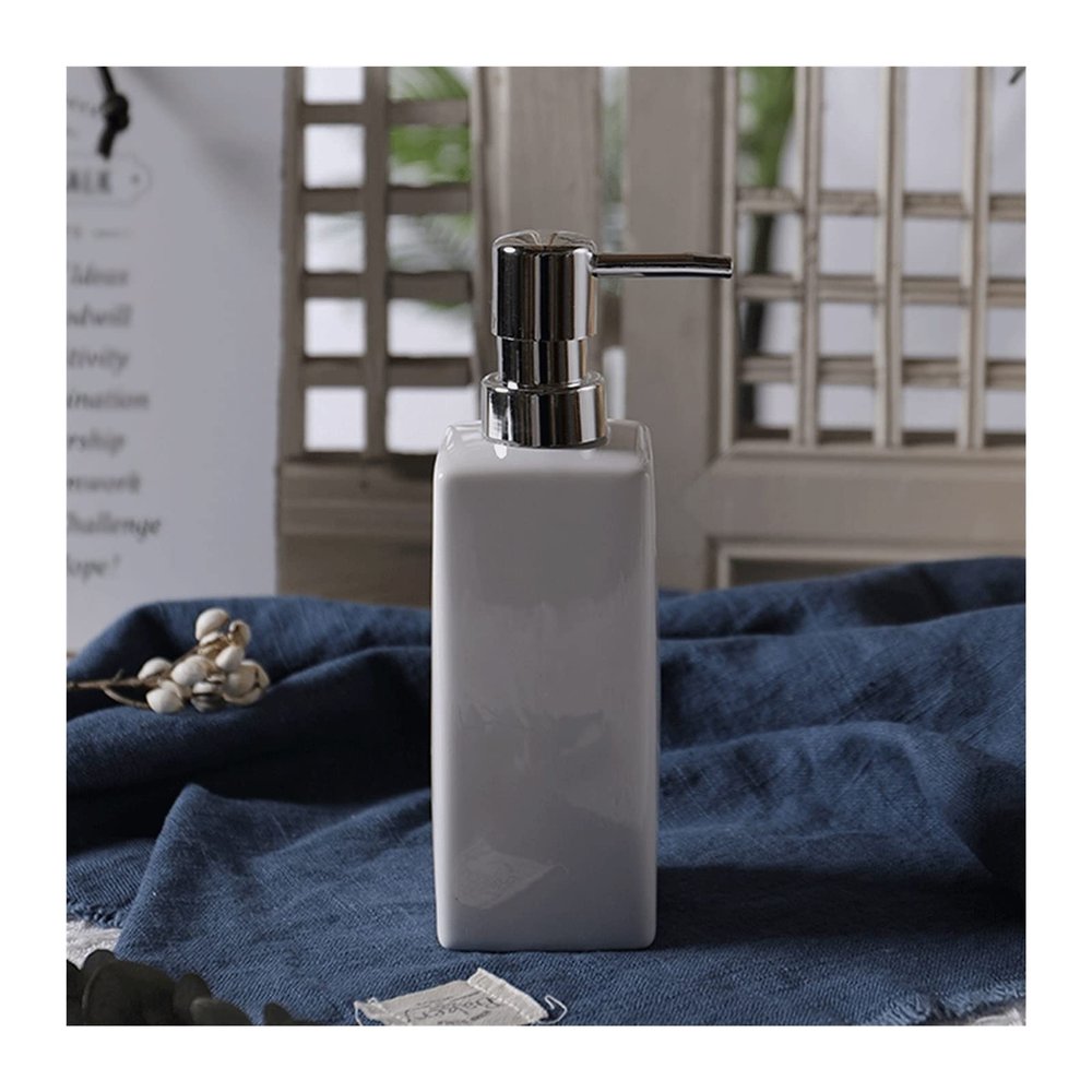 BDPP Soap Dispenser is Used for Handmade Soap, Dish Soap, Liquid Soap Dispenser and Kitchen Refillable Soap Pump, Premium Bathroom (Color : Gray)