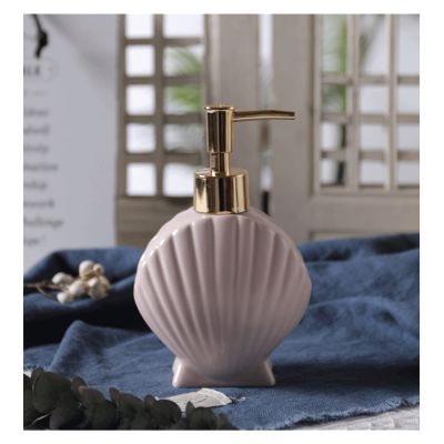 BDPP Soap Dispenser Antique Design Liquid Dispenser Can Be Reinstalled Handmade Soap Dispenser for High-end Kitchen and Bathroom (Color : Pink)