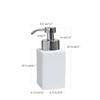BDPP Manual Soap Dispenser Ceramic Foam Soap Dispenser (White) Soap Foaming Liquid Soap Dispenser for Bathroom and Kitchen (Color : White) view 2