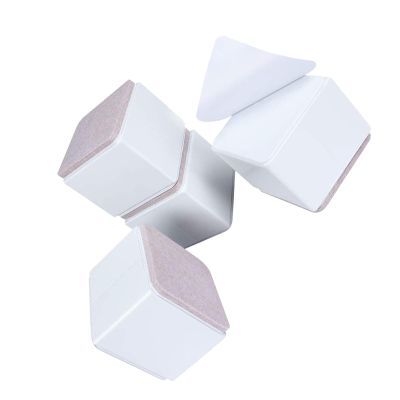 Wakauto 4pcs Heightening Cushion Blocks for Furniture Shockproof Bed Sofa Desk Elevators Easy to Use for Home Hotel