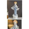 homeemoh Ceramics Virgin Mary Statue, Christianity Statues Religious Figurine Ceramic Decorative Small Sculpture for Home Decor, Style-C view 3