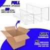 BARsics 3-Tiers Assembled Back Bar Bottle Rack Display, Clear Acrylic Stand Riser 15x6x12 inches view 3
