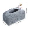 Cabilock Astronaut Statue Storage Decorative Tissue Box for Office Modern Decorations view 2