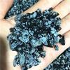 Natural crystasl Stones Snowflake Obsidian Gravel Polished Quartz Chips for feng Shui 300g 9-12mm view 2