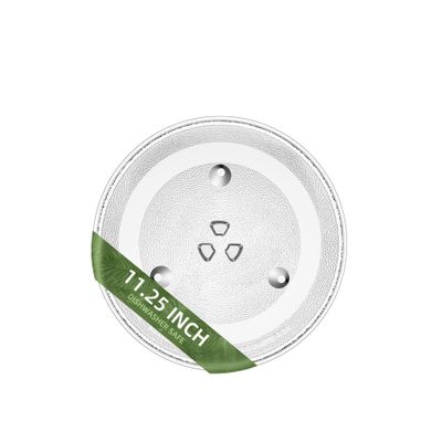 11.25" Microwave Plate Replacement for 3517203500 3517203510 Magic Chef MCO160 Series Compatible with Sharp Microwave Plate R318 R331 Series Frigidaire 5304481353 and 11 1/4 inch Daewoo Glass Plate