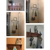QPZK Rustic Wooden Coat Rack Shelf Wall Mounted Wooden Hook Rack, Solid Wood Country Style Entryway Shelf Rack for Upper Storage Shelf for Entryway, Bedroom, Mudroom view 4