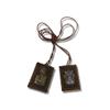 Bulk Brown Wool Embroidered Scapular Catholic Necklace for Men and Women, Scapulars with Images of The Sacred Heart of Jesus and The Immaculate Heart of Mary, 12 Pack view 2