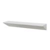 American Art Decor Large Rustic Wedge Wood Decorative Floating Wall Mounted Shelf - White - 36" L x 5" H x 8" D view 1