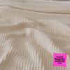 100% Cotton Green Blanket Full/Queen Size for Bed - Breathable and Soft, Waffle Weave for Summer Spring, 90x90 Inches (Oatmeal) view 2