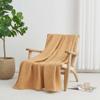 100% Cotton Yellow Blanket King Size for Bed - Breathable and Soft, Waffle Weave for Summer Spring, 102x90 Inches (Marigold) view 3