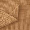 100% Cotton Yellow Blanket King Size for Bed - Breathable and Soft, Waffle Weave for Summer Spring, 102x90 Inches (Marigold) view 4