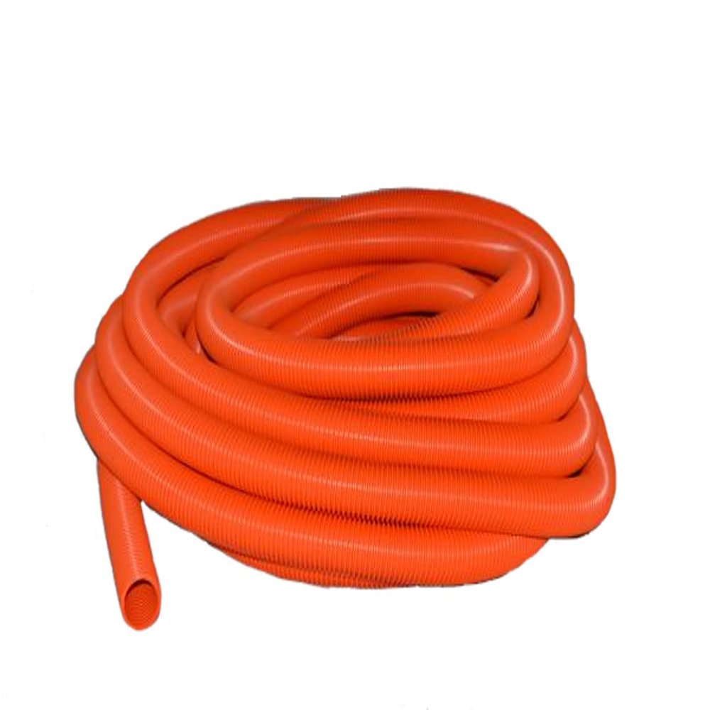 30 Foot Orange Crushproof 1 1/4 Inch Vacuum Hose