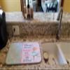 Caroline's Treasures 14 in x 21 in Dance with your heart and your feet will follow Dish Drying Mat view 2