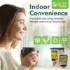 All Seasons Indoor Composter Starter Kit - Two Family-Sized Composting Bins for Kitchen Countertop and Bokashi Bran Starter 5 lb (2 gallons), Easily Compost Food After Every Meal, Odor Free view 3