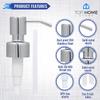 Bathroom Countertop Soap Dispensers (Chrome, 4 Pack) view 3