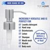 Bathroom Countertop Soap Dispensers (Chrome, 4 Pack) view 4