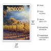 Mendocino Wineries - California Vineyards Wine Country Art by Kerne Erickson - Fine Art Matte Paper Print (Unframed) 16x20in view 2