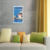 Convair Metropolitan Airliner (CV-440) - SwissAir - Vintage Airline Travel Poster by Kurt Wirth c.1956 - Fine Art Matte Paper Print (Unframed) 20x26in view 4